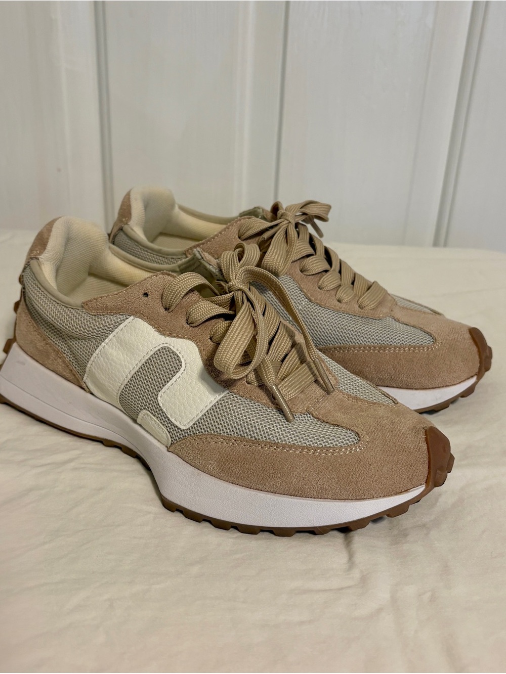 Corkys Dusty Pink & White Suede Mesh Women's Sneakers